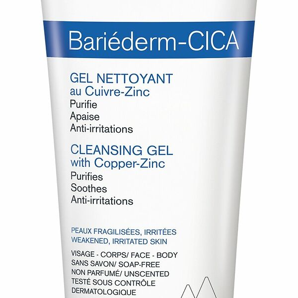 URIAGE Барьедерм-Цика Гель очищающий с медью и цинком, 200 мл