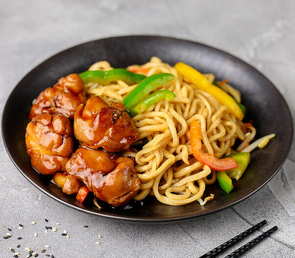 Якисоба с терияки