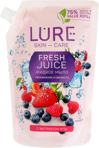 

Жидкое мыло Lure с экстрактом ягод, 380 мл