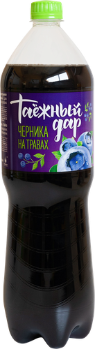 

Напиток Таежный дар черника на травах сильногазированный 1.45 л