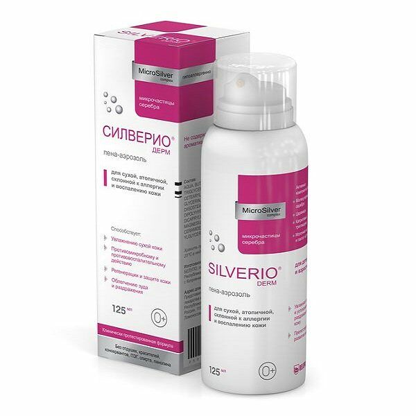Пена-аэрозоль Силверио дерм 125 мл