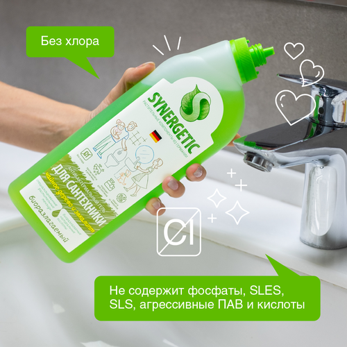 

Гель для мытья сантехники Synergetic биоразлагаемое с чайным деревом и эвкалиптом 700 мл