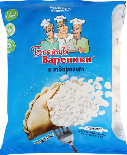 Вареники Братцы Вареники с творогом 350 г
