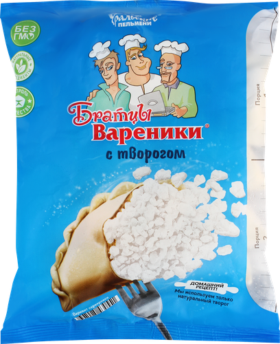 

Вареники Братцы Вареники с творогом 350 г