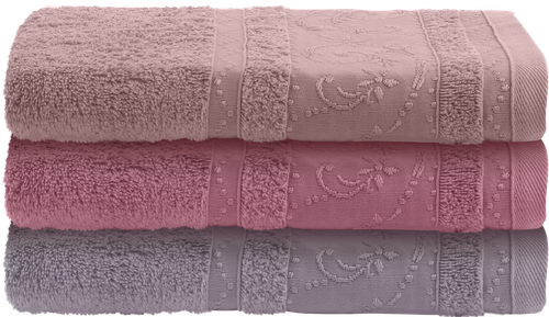 

Полотенце махровое COTTONIKA Аврора 50x80см, цвет светлое какао, жаккардовое, хлопок