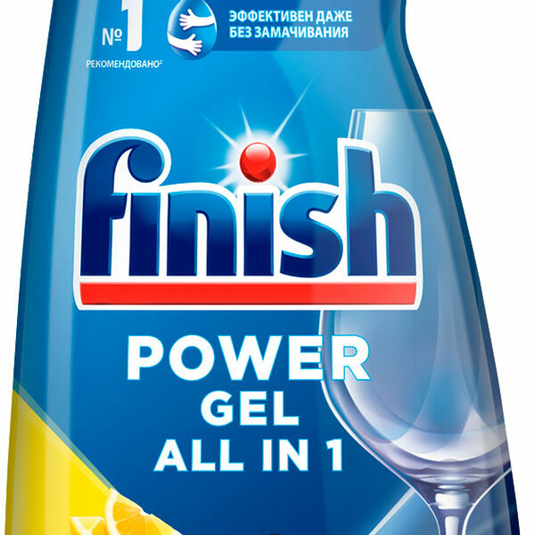 Жидкое средство для посудомойки Finish All in 1 лимон