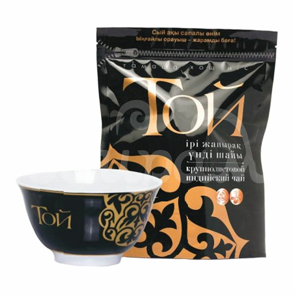 Чай Той 200гр Индийский Черный Крупнолистовой + пиала зип пакет