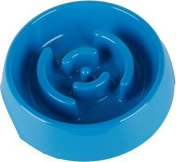 SuperDesign миска меламиновая для медленного поедания 550 мл., Синий