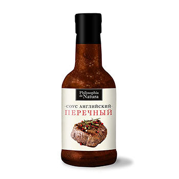 Соус Philosophia De Natura перечный английский 230г, Россия