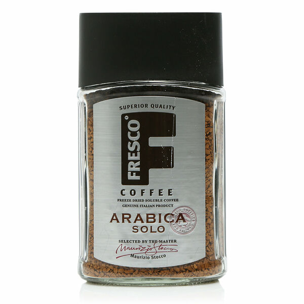 Кофе растворимый Arabica Solo сублимированный (Арабика Соло) ТМ Fresco Coffee (Фреско Кофе) 