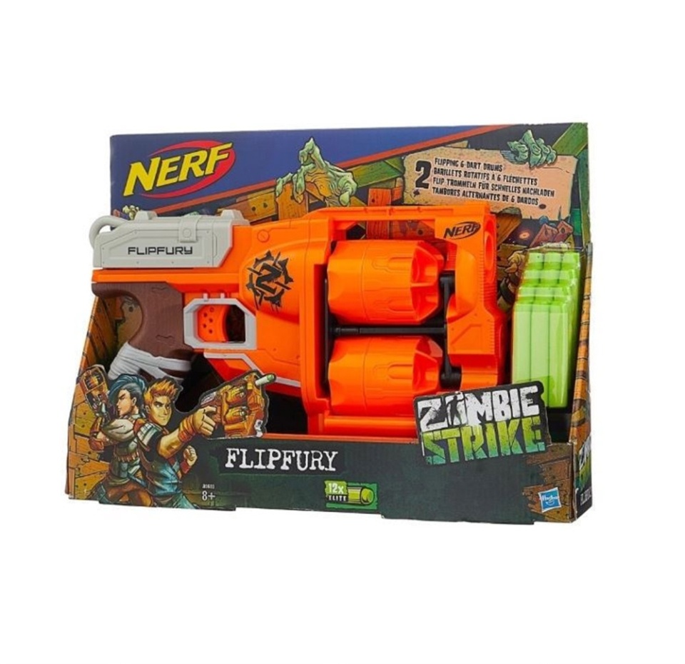 

Игрушка «Бластер Nerf. Zombi Strike. Переворот» 8+, Hasbro, Китай