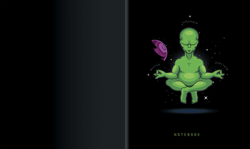 

Тетрадь общая ПЗБМ Инопланетный гость, А5 48 листов в клетку на скрепке, Арт. 27735 в ассортименте