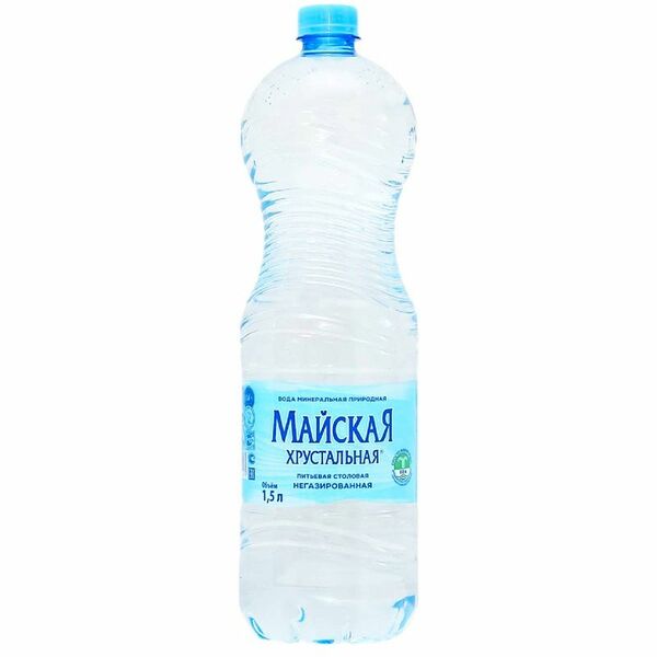 Вода минеральная Майская Хрустальная негазированная