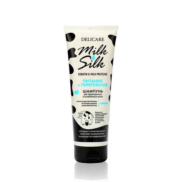 Шампунь для волос Delicare Milk & Silk питание