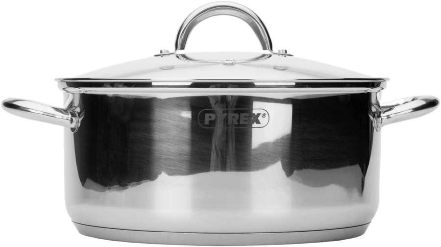 

Кастрюля с крышкой PYREX Master 4.8 л нержавеющая сталь Арт. MA24AEX/E006