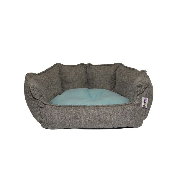 Лежак для животных FOXIE Cream Shell 43x36см серый