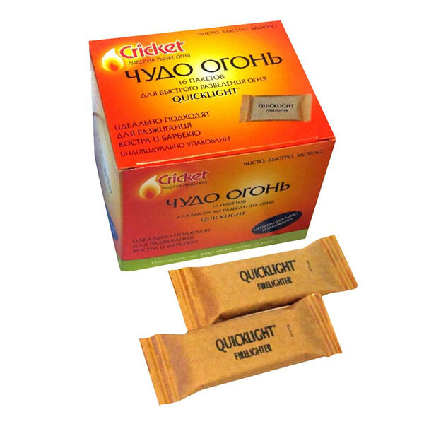 Стартер для розжига Quicklight Cricket, 16 шт.