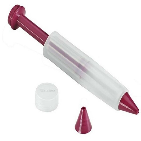 Шприц кондитерский с 2 насадками, пластик