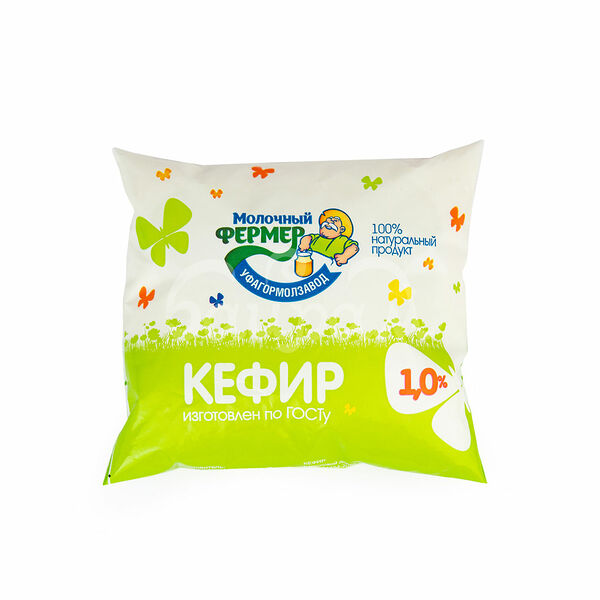 Кефир Молочный Фермер  1% 500гр пакет