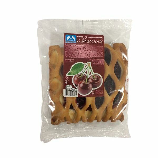 Пирог Дзержинскхлеб Ягодное лукошко с вишней 120 г