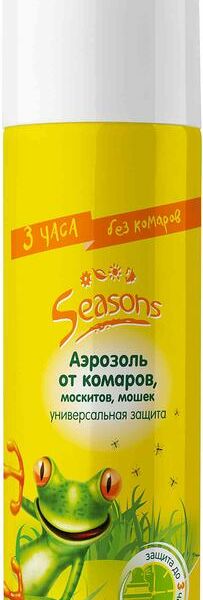 Аэрозоль-репеллент Seasons №1 от комаров 150мл