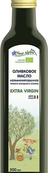 Масло оливковое Fleur Alpine Extra Virgin Olive Oil нерафинированное 500мл