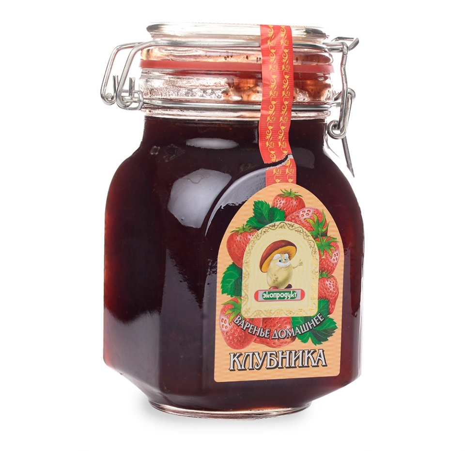 

Варенье Экопродукт Домашнее из клубники 1 кг