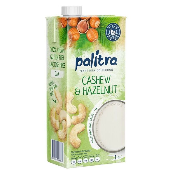 Напиток ореховый Palitra Кешью Фундук стерил 1л