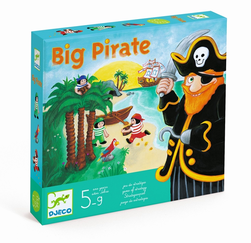 

Игра настольная «Большой пират» 5-9 лет, Djeco, Франция