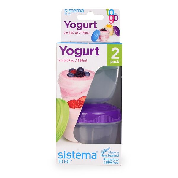 Контейнер для йогурта TO-GO, Sistema, 2 шт.