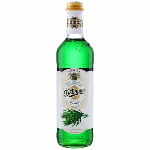 Напиток безалкогольный Бавария со вкусом Тархуна сильногазированный, 0.5л
