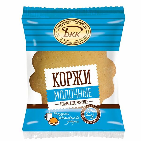 Корж Бкк Молочный