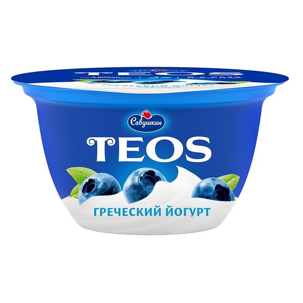 Йогурт греческий Teos Черника 2%
