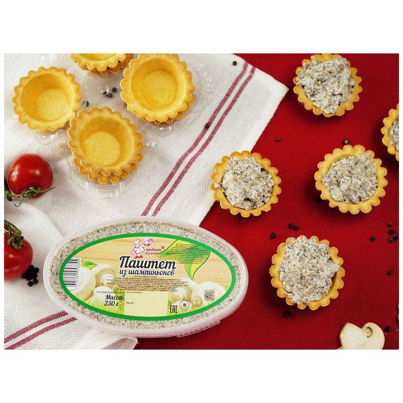 

Паштет из шампиньонов Грибная кухня, 230 г