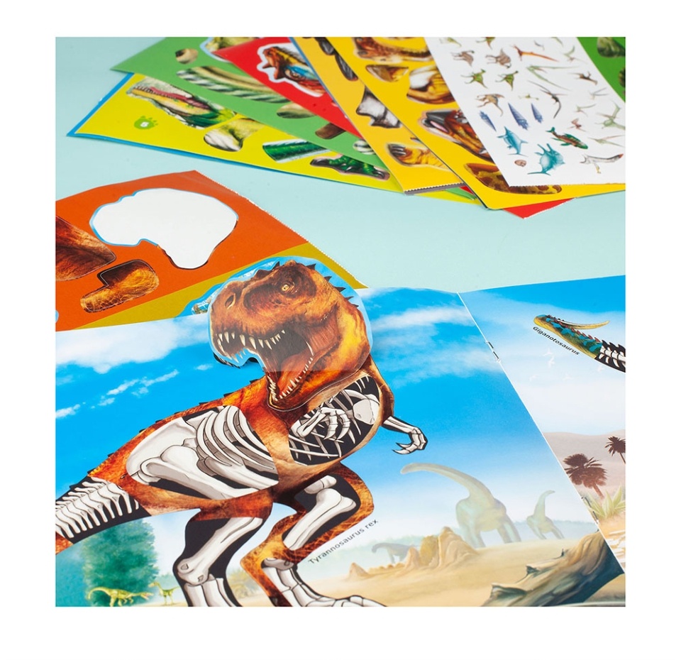 

Альбом «Создай Динозавра» с наклейками, Dino World, 252 стикера, Германия