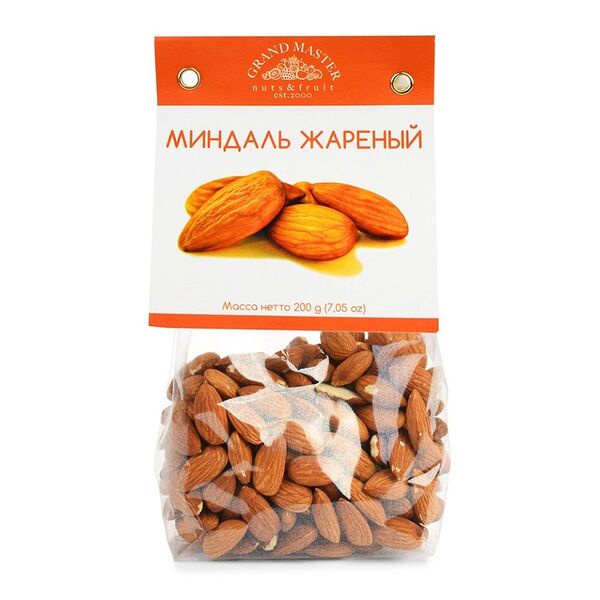 Орехи Grand Master миндаль жареный 200 г