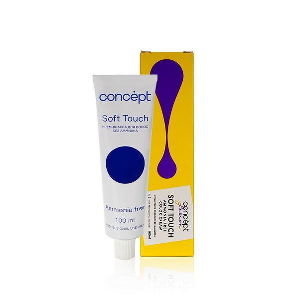 Крем-краска для волос без аммиака Concept Fusion Soft Touch Ammonia Free Color Cream т.9.75 Очень светлый блондин бежево-розовый 100 мл