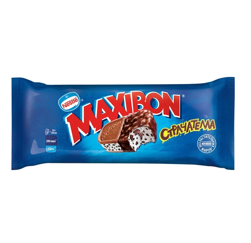 

Мороженое Maxibon страчателла 6% 93 г