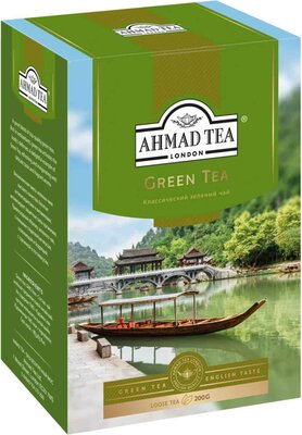 Чай зелёный Ахмад Ти (Ahmad Tea) листовой 200 г