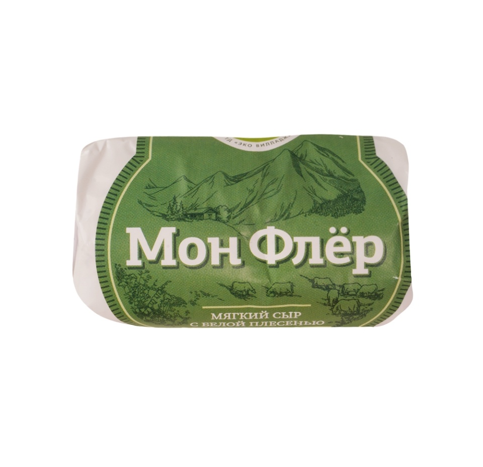 

Сыр Мон Флер козий с белой плесенью мдж 50% Еco Villagе