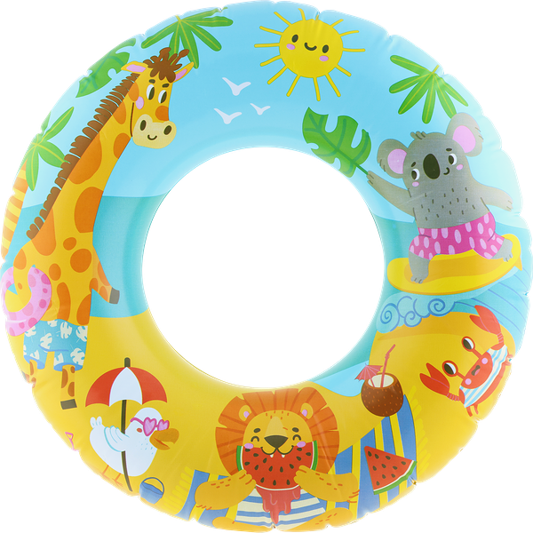 Круг для плавания надувной ACTIWELL Animals d=56см, Арт. LAMA02