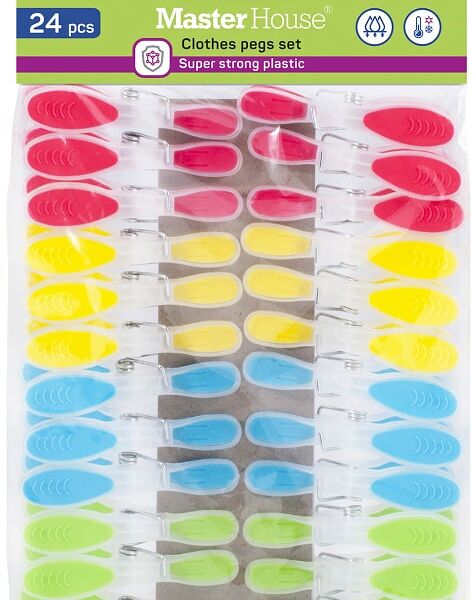 Набор прищепок MasterHouse Колибри 24шт