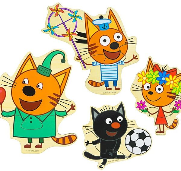 Набор пазлов Alatoys Три кота