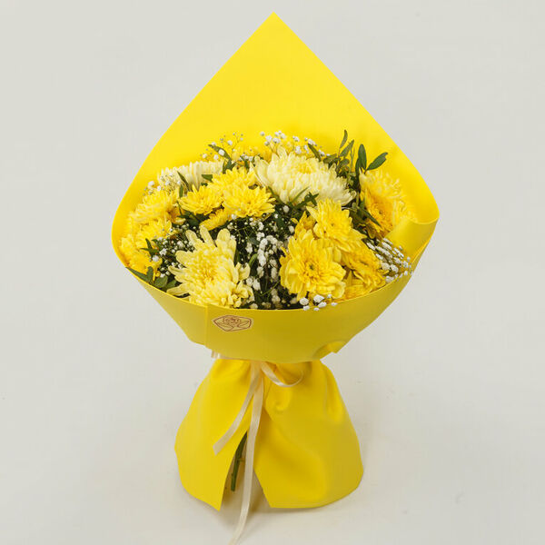 Букет Желтый бархат миди