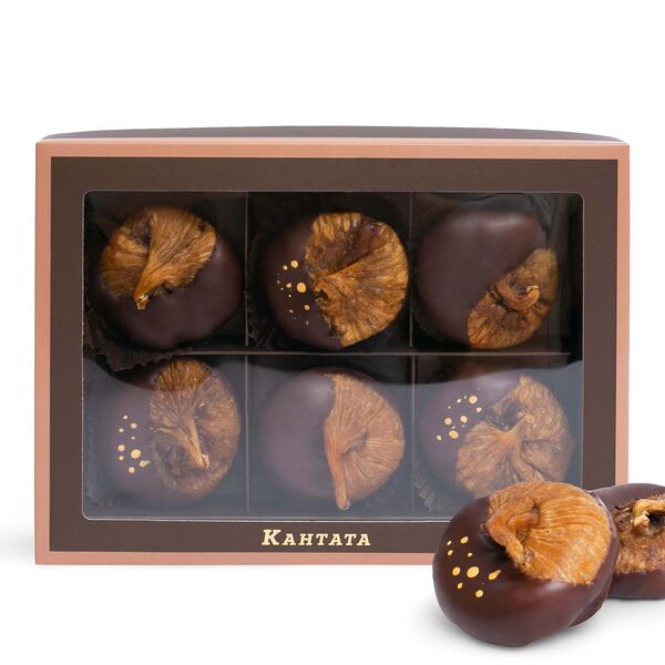 Инжир в темном шоколаде с начинкой 6 шт.