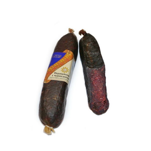 Продукт из говядины ЕВРОПЕЙСКИЙ С ЧЕРНОСЛИВОМ с/к мясн Слуцкий МК