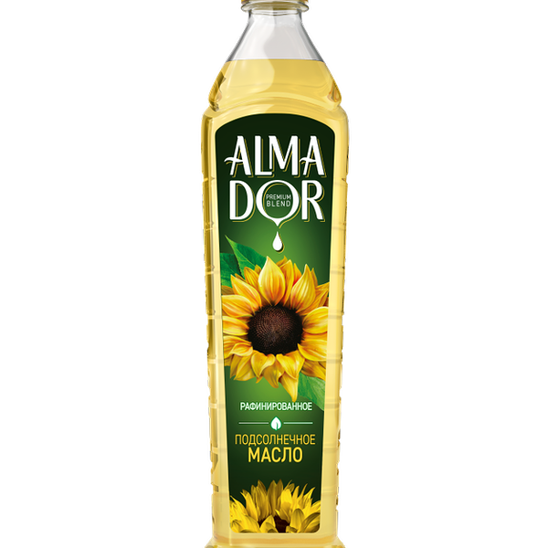 Масло подсолнечное Almador раф дез 1с 0,75л