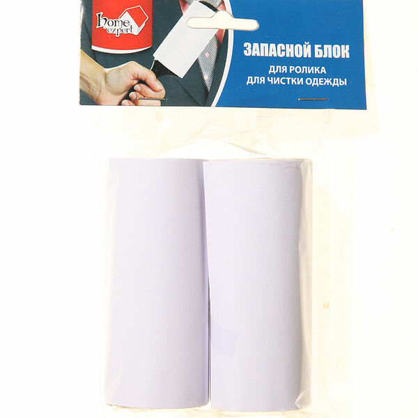 Запасные блоки для ролика Home Expert для чистки одежды, 2 шт