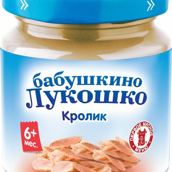 Пюре мясное Бабушкино Лукошко Кролик