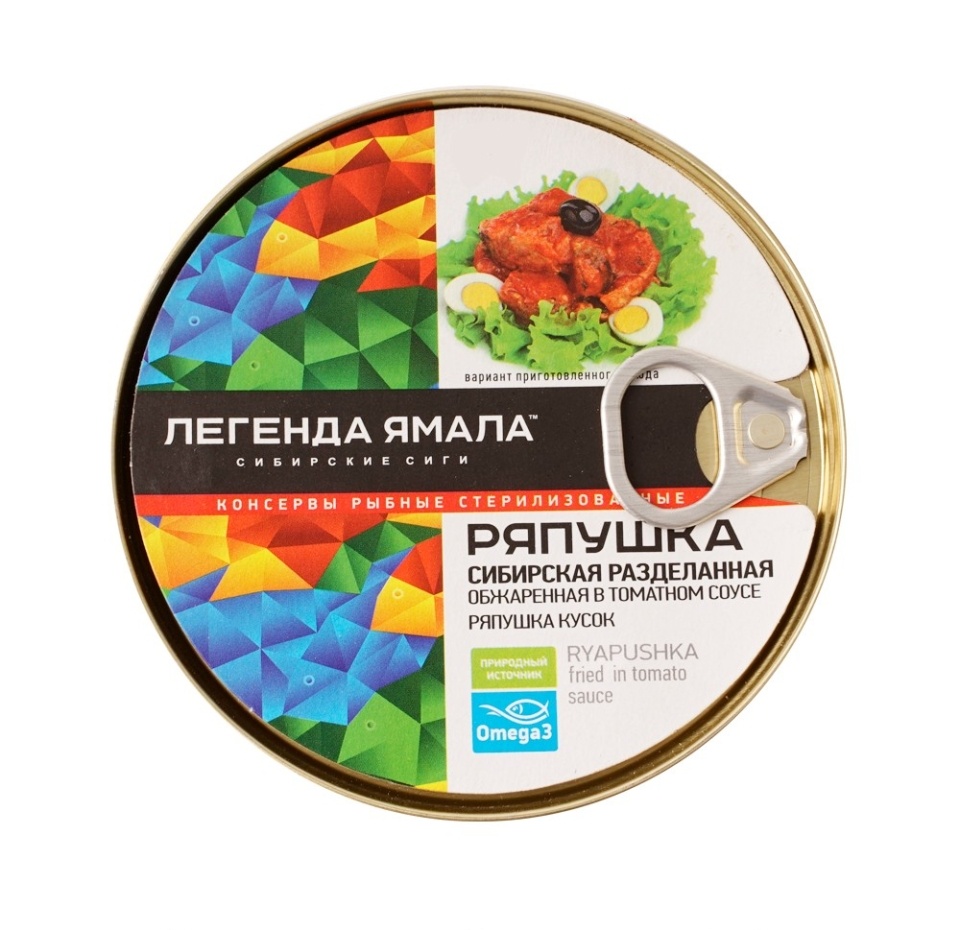 

Ряпушка Легенда Ямала Сибирская в томатном соусе 240 г
